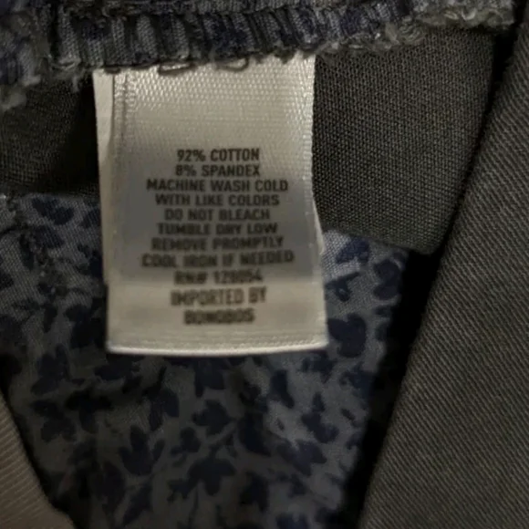 Bonobos Slim Straight Leg Pants 33x32 Gray Weekend Casual Chino - Picture 8 of 11